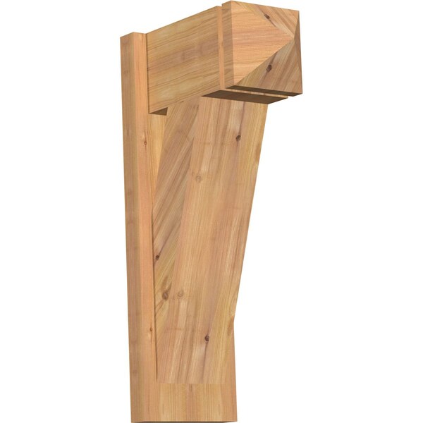 Ekena Millwork Traditional Arts & Crafts Smooth Outlooker, Western Red Cedar, 7 1/2"W x 14"D x 26"H OUT08X14X26TRA03SWR - main